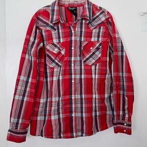 women’s retro wrangler pearl snap